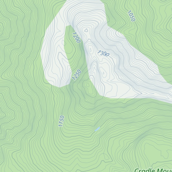Map of Eldon Peak
