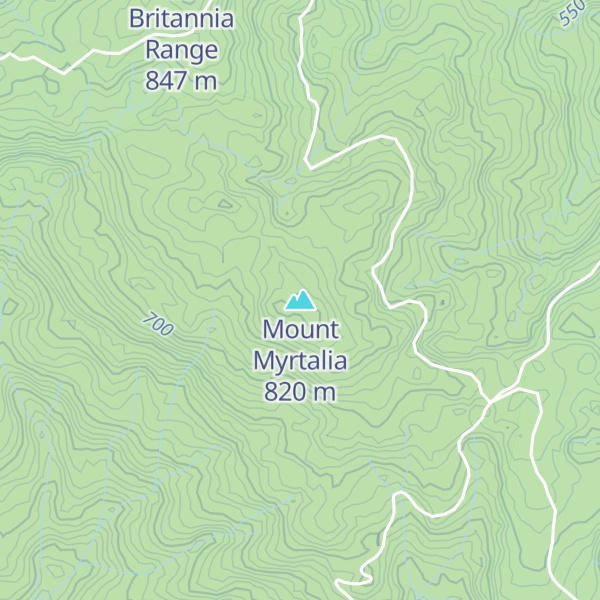 Map of Mount Myrtalia