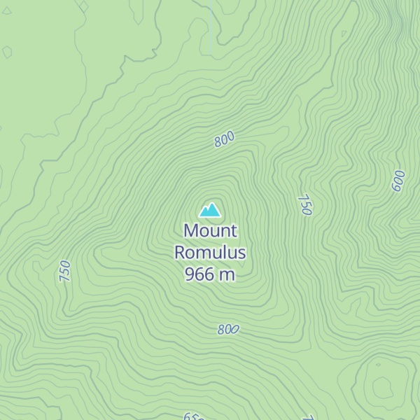 Map of Mount Romulus