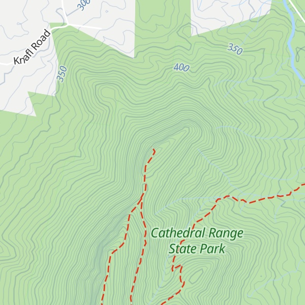 Map of Little Cathedral