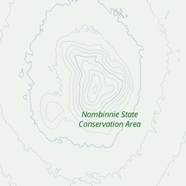 Map of Mount Nombinnie