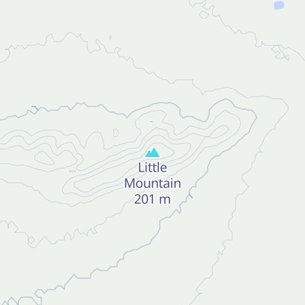 Map of Little Mountain