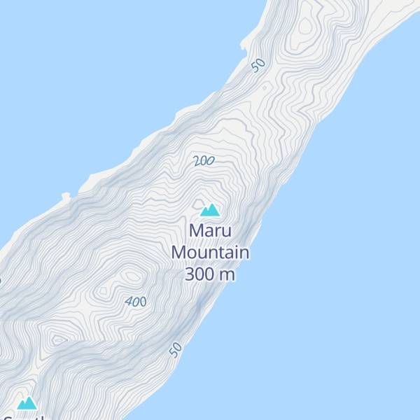 Map of Maru Mountain