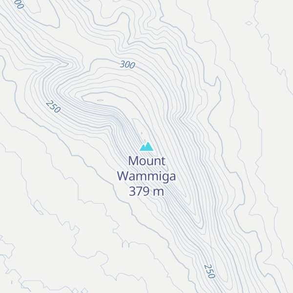 Map of Mount Wammiga