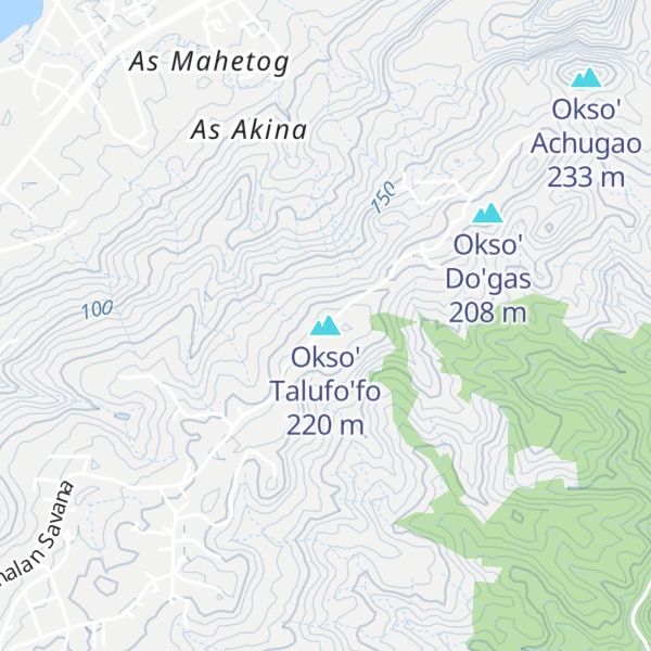 Map of Okso' Talufo'fo
