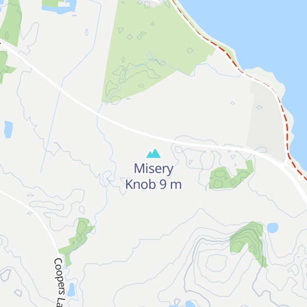 Map of Misery Knob