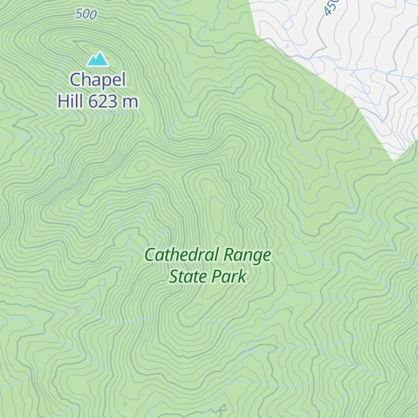 Map of Knobby Spur