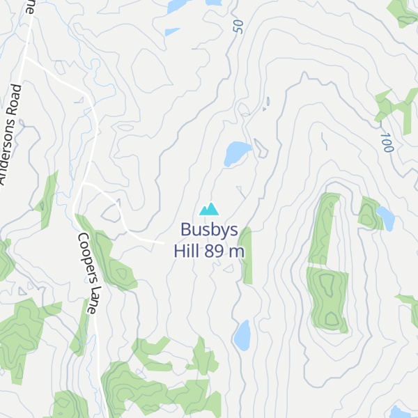 Map of Busbys Hill