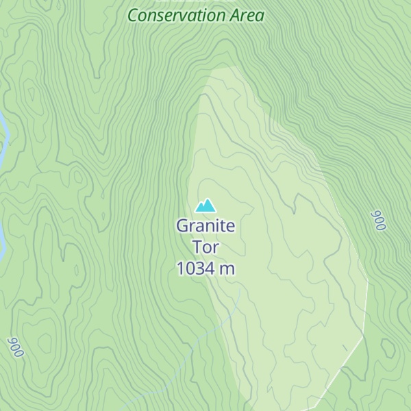 Map of Granite Tor