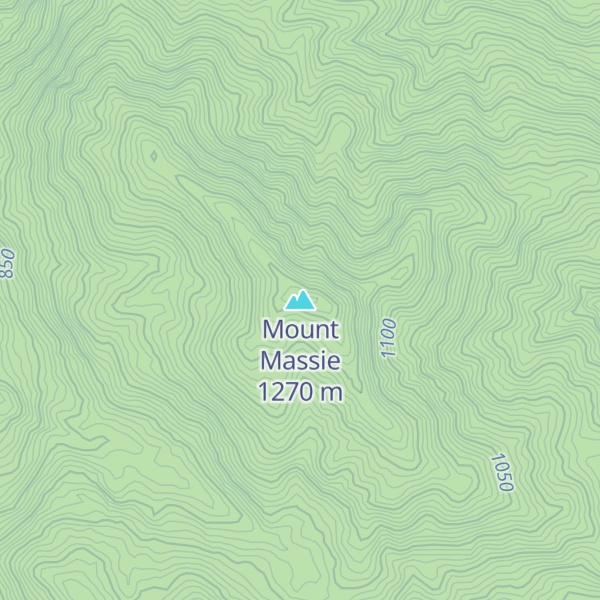 Map of Mount Massie