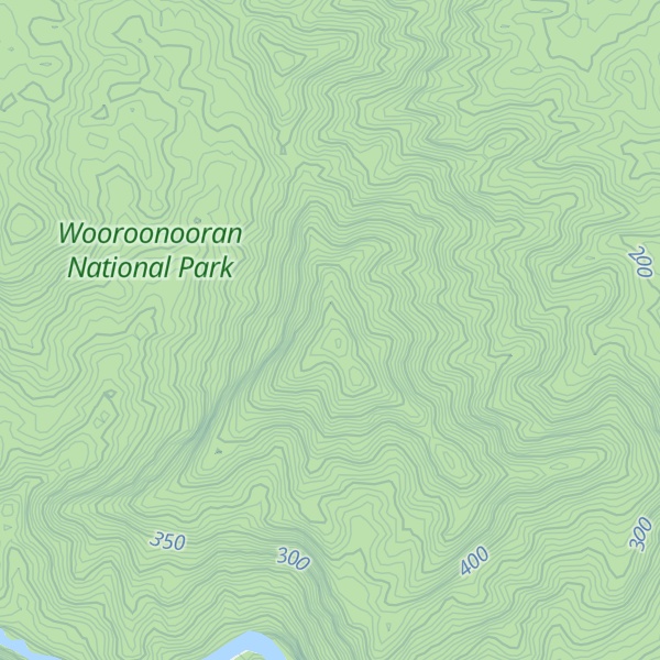 Map of Mount Poorka