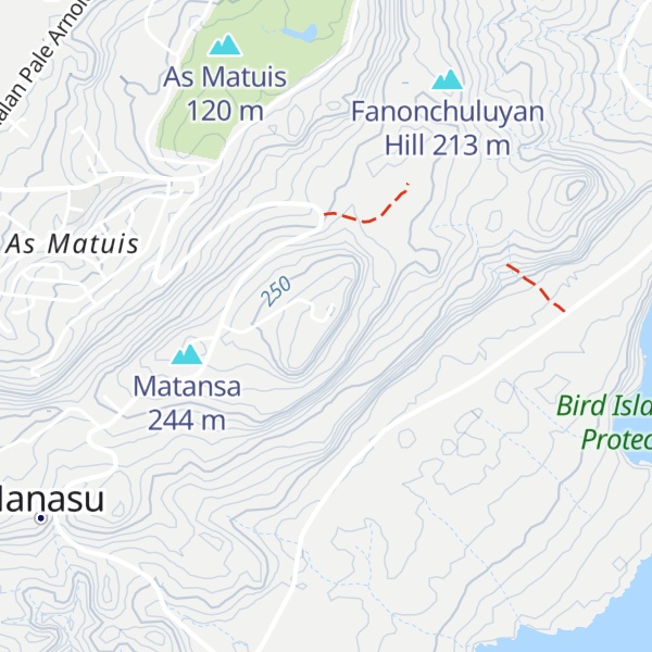 Map of Mount Petosukara