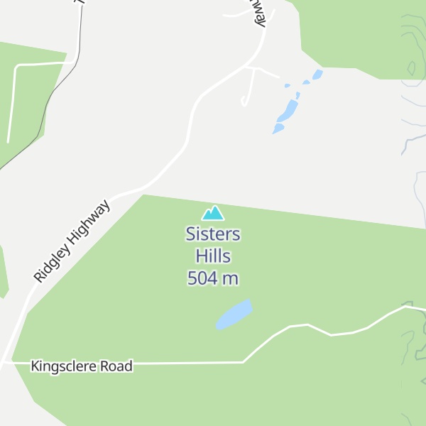 Map of Sisters Hills