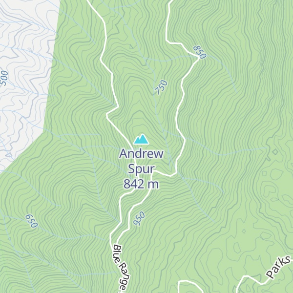 Map of Andrews Spur