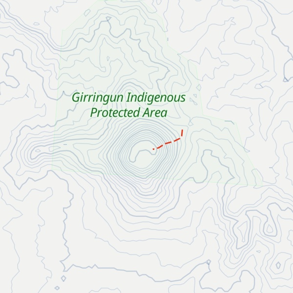Map of Mount Fox