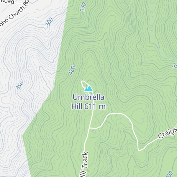 Map of Umbrella Hill