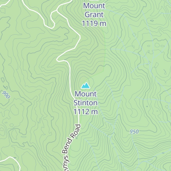 Map of Mount Stinton