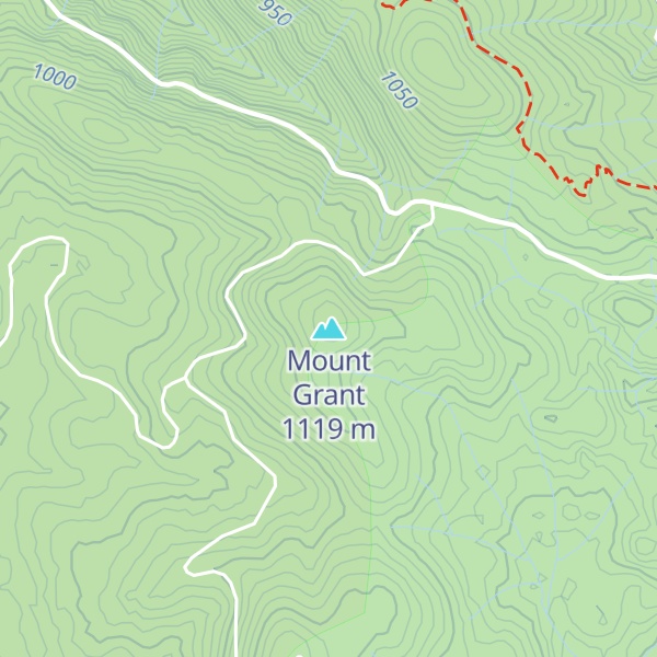 Map of Mount Grant