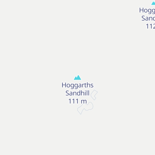 Map of Hoggarths Sandhill