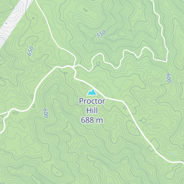 Map of Proctor Hill