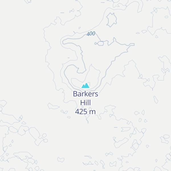 Map of Barkers Hill