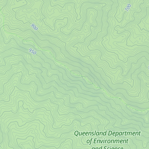 Map of Mount Marquette
