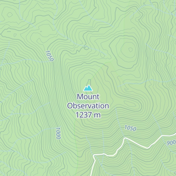 Map of Mount Observation