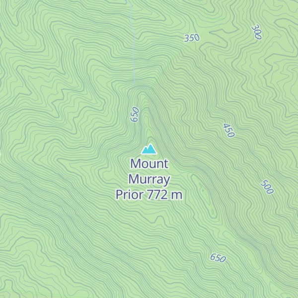 Map of Mount Murray Prior