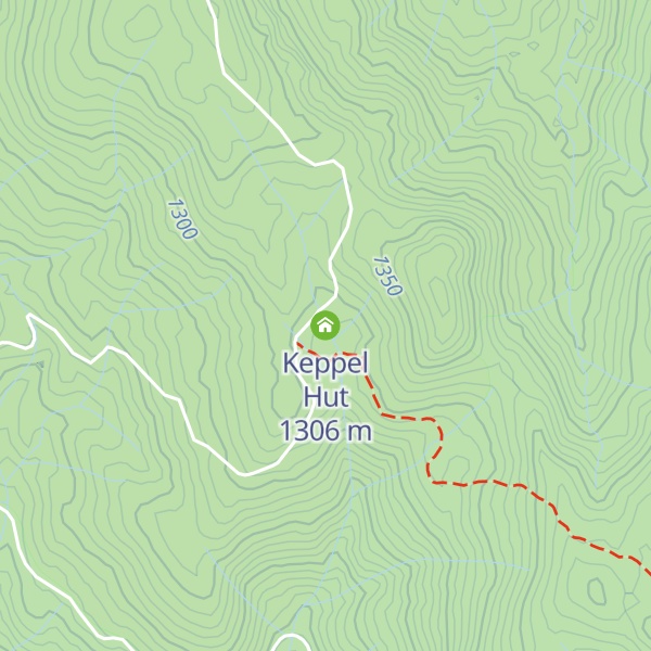 Map of Keppel Hut