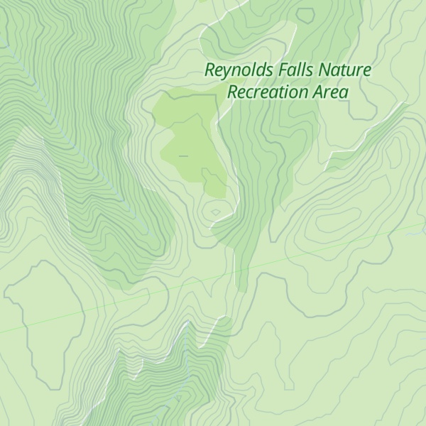 Map of Back Peak