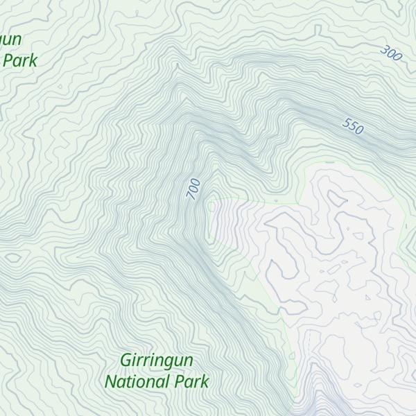 Map of Mount Graham