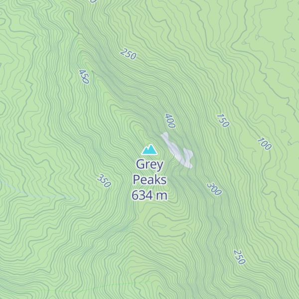 Map of Grey Peaks