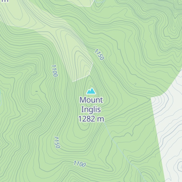 Map of Mount Inglis