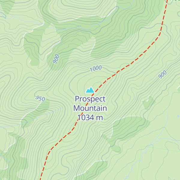 Map of Prospect Mountain