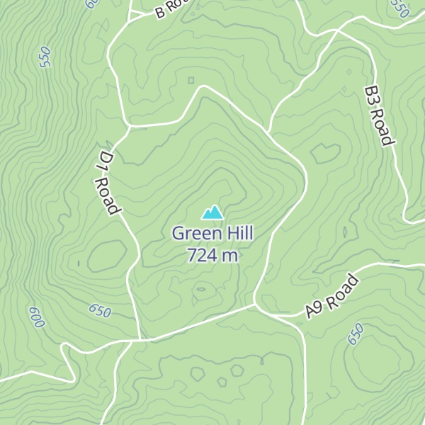 Map of Green Hill