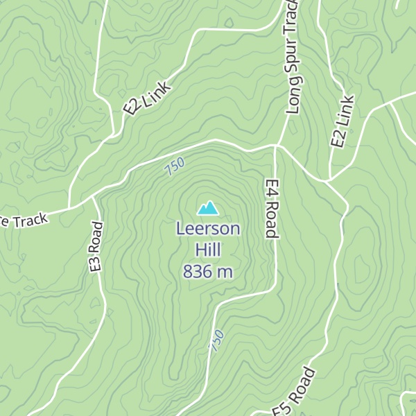 Map of Leerson Hill