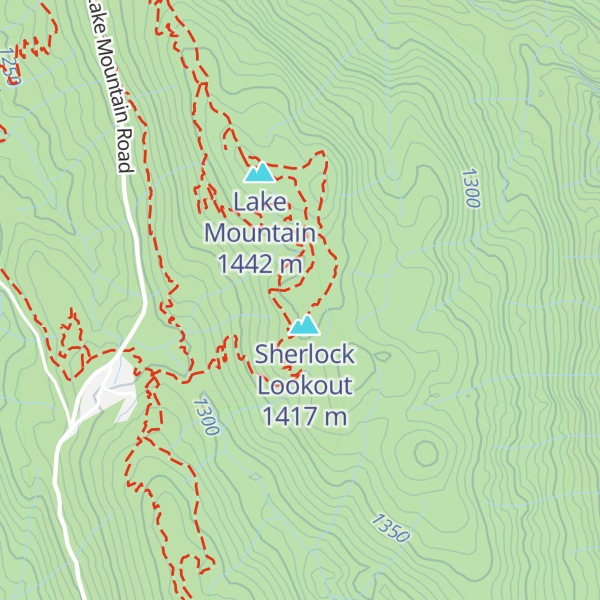 Map of Taggerty Valley View Lookout