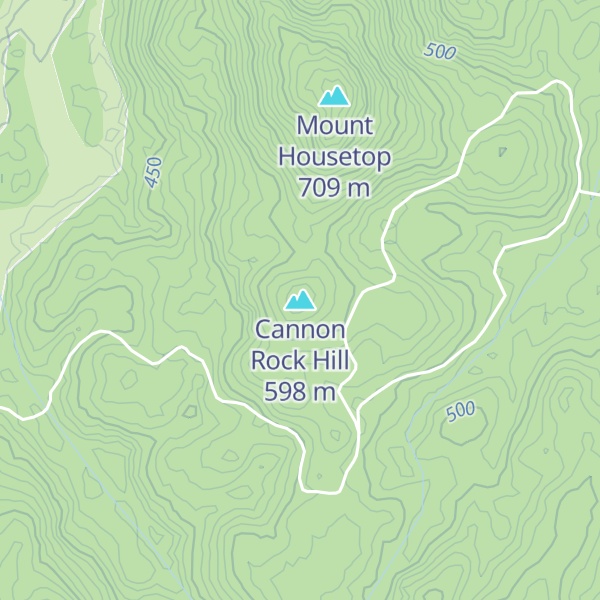 Map of Cannon Rock Hill