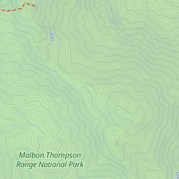 Map of Bell Peaks