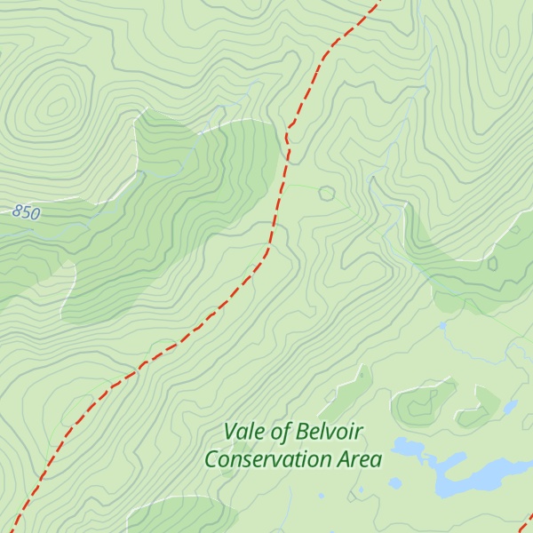 Map of Black Range