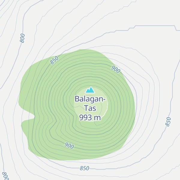 Map of Balagan-Tas