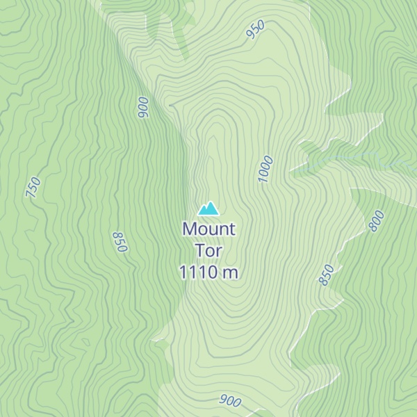 Map of Mount Tor