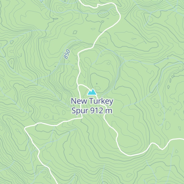 Map of New Turkey Spur