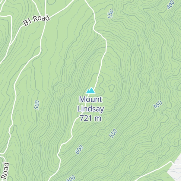 Map of Mount Lindsay