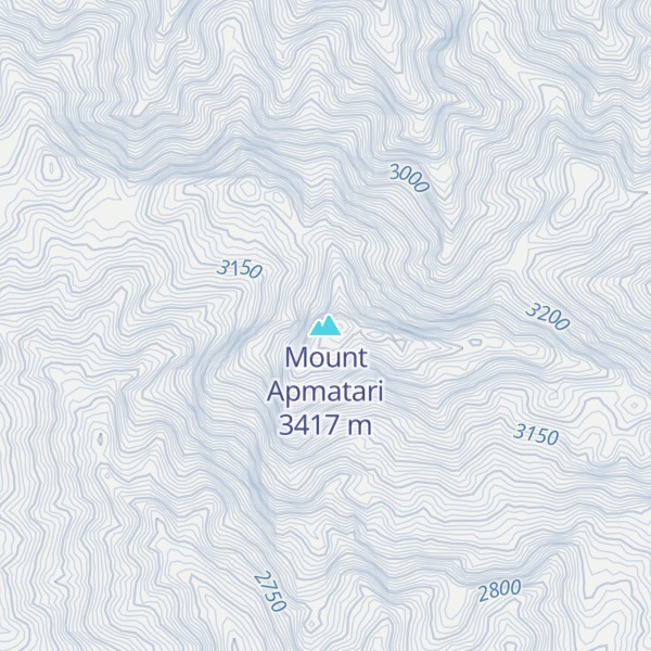 Map of Mount Apmatari