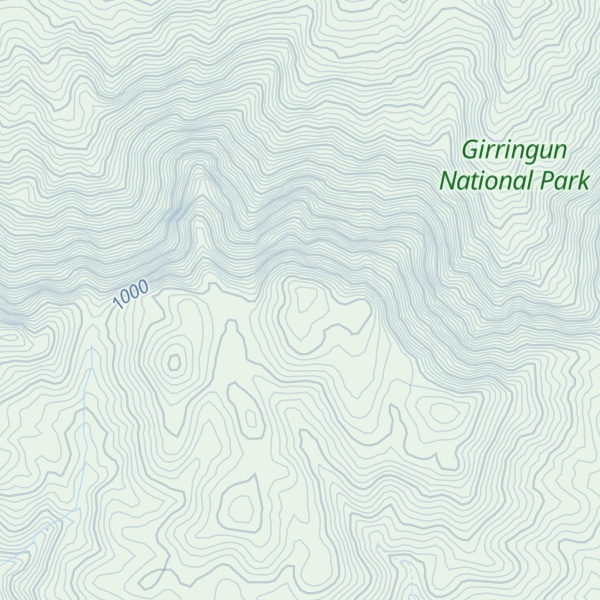 Map of Mt Blackman