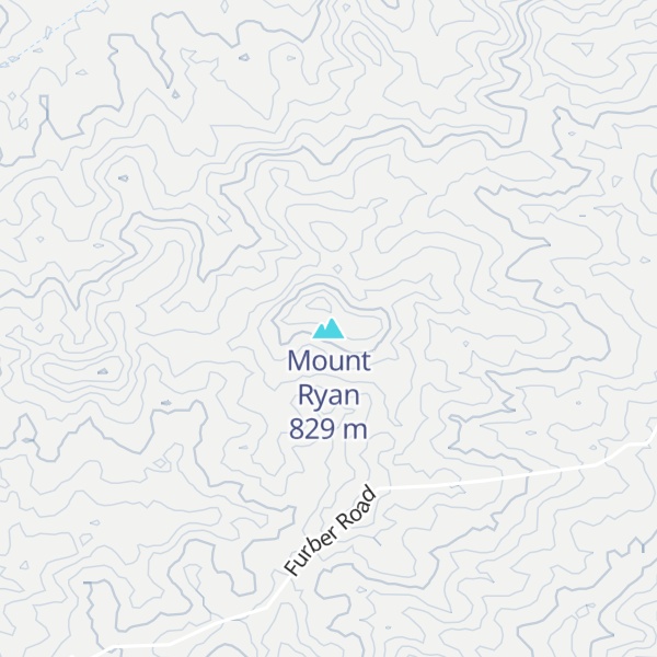 Map of Mount Ryan