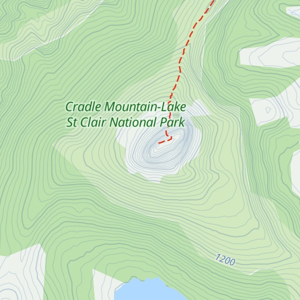 Map of Barn Bluff