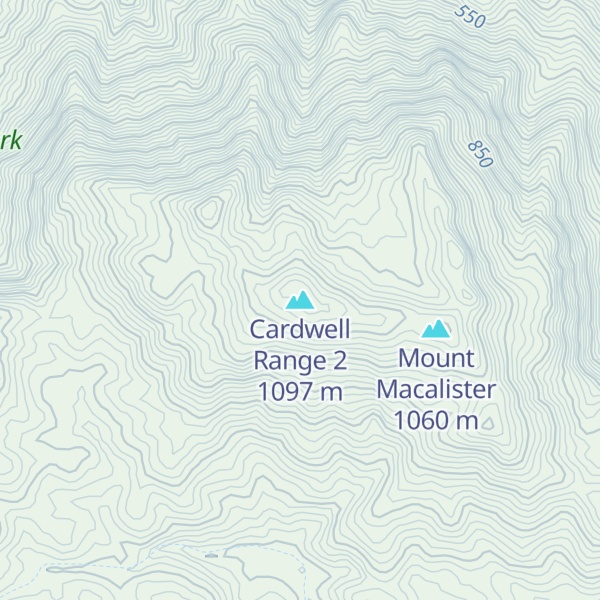 Map of Cardwell Range 2