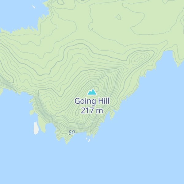 Map of Going Hill